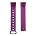 Produktbild JIJI886 Herren Uhrenarmbänder Für Y5 Smart Watch, TPE Weiches Uhren Sport-Uhrenarmband Armband Schnellverschluß Langlebig Watchband Wechselarmband (Lila)