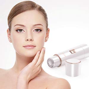 Abody Depilatore Viso da Donna, 4 in 1 Depilatore Kit Elettrico con Epilatore Viso, Rifinitore Naso e Orecchie, Epilatore Sopracciglia