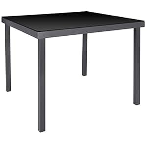 Amazon.de: Ultranatura Gartentisch mit Glasplatte der Serie Korfu