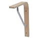 Produktbild Duraline Winkel "Triangel" Regalträger Winkelträger | 20 x 17 cm | buche