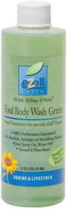 eZall 69-4008 Super Concentrate Total Body Wash 8oz, Green