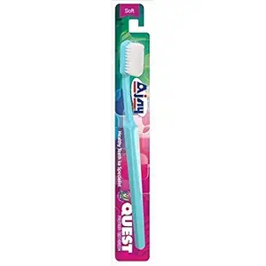 Ajay Quest Toothbrush, Soft (Multicolor Toothbrush of 20)