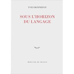 Sous l'horizon du langage Livre en Ligne Sous l'horizon du langage Livre en Ligne - Telecharger Ebook