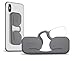 Produktbild NOOZ Smartphone - Bügellose Lesebrille (Alterssichtigkeit) Klebeetui Unisex - Immer griffbereit - 6 Farben / 5 Dioptrien