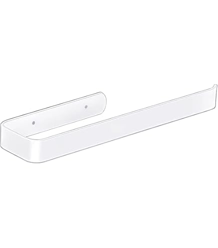 Porte-Serviettes Auto-Adhésif 30 cm – Chromé, Idéal pour Salle de Bain