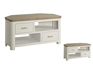 The One Wate Eck-Fernsehschrank Eiche massiv lackiert – Eiche lackiert