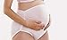 Happy Cherry Women Carefree Over the Bump Maternity Brief Size M - Pink