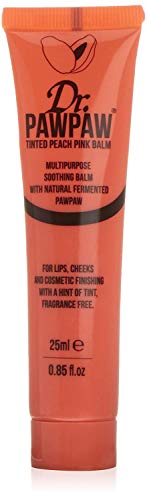 Dr. PAWPAW Bálsamo rosa de melocotón teñido, bálsamo multiuso, para labios, mejillas y otros acabados cosméticos, 25 ml (paquete de 2)