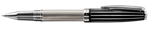 Xezo Incognito 925 Sterling Silver Diamond-Cut Fine Rollerball Pen, Screw-On Cap (Incognito 925 Sterling Silver R)