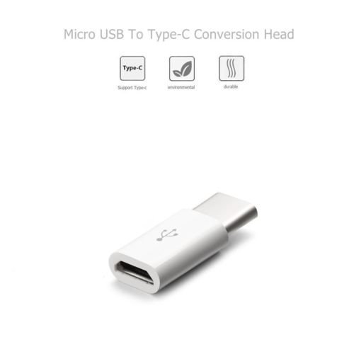 Techonto® Micro USB to USB Type C (USB 3.0) Adapter -Support