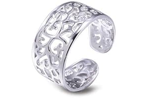 VIKI LYNN Women 925 Sterling Silver Adjustable Toe Rings