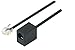 Produktbild TPFNet Premium Modular-Verlängerungskabel, Telefon Verlängerungskabel (RJ11 Stecker (6P4C) / RJ11 Buchse (6P4C), 4-polig, belegt) zum Verlängern des Anschlusskabels von Telefonen, Faxgeräten und Modems, 10m
