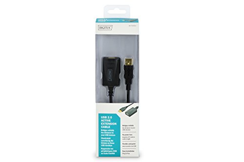 DIGITUS USB 2.0 Repeater Verlängerungskabel mit Verstärker, Buchse/Stecker, 5 m lang, schwarz - 2