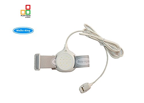 Designed in USA Premium Bedwetting Alarm (Enuresis Alarm) for Children and Adults - Light, Sound and Vibration
