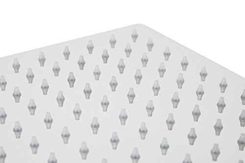 Zelsius – Moderne Edelstahl Regendusche, Duschkopf mit Anti-Kalk Düsen, verschiedene Formen und Größen (Modell: Ceduna (quadratisch), 50 cm) - 7