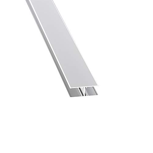 Preisvergleich Produktbild Alu-H-Profil 16 mm Aluminiumprofil 2000 mm lang