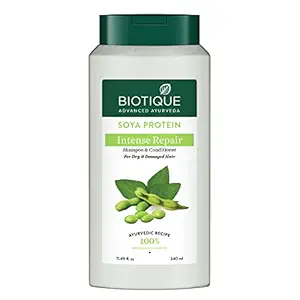 Biotique Soya Protein Intense Repair Shampoo & Conditioner, 340ml