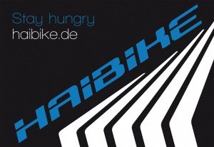 Preisvergleich Produktbild Haibike Teppich 83x120cm schwarz / weiß / cyan