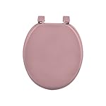 Douceur d'Intérieur 6STO085RS Siege de Toilette MDF Rose Poudré 47 x 37 x 5 cm