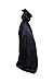 Produktbild Manfis Halloween Kostüm - Tod Teufel Umhang mit Kapuze 150cm Schwarz