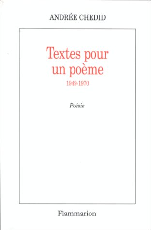 Textes pour un poème : 1949-1970