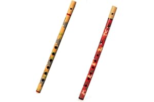 TARINI GALLERY Decorative Traditional Handmade Wooden Bamboo Flute Basuri Indian Musical Instrument for gifting and Decoration (Elephant and Deer- Set of 2
