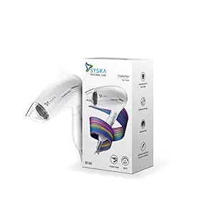 SYSKA HD1605 1000W Hair Dryer for Women and Men (Soft White)