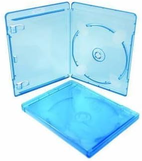 Vision Media 15 X Amaray Single Slim Blu Ray Case - Replacement Case 11mm Spine