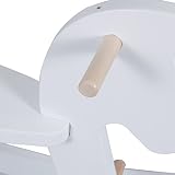 Labebe - Holz Schaukelpferd - Weiß - 