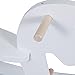 Labebe - White Classical Wooden Rocking Horse
