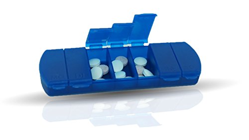 Tablettenbox-Pillenbox für 7 Tage – für zu Hause und Unterwegs - 2