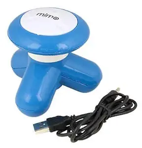 One Stop Shopping Mimo Mini Vibration Full Body Battery Powered Massager (Blue,Pink,Red And Green)