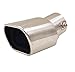 Produktbild LIDAUTO Autopfeifen Teile Endrohrrohr Auspuffspitze Automotive Rostfreier Stahl 140 * 60 mm Universal,Silver