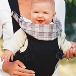 Infantino CozyRider Carrier Pattern: Black Twill/Plaid
