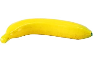 GIVBRO Banane artificiali simulazione di frutta finta, modello realistico, per oggetti di scena della fotografia, decorazione per la casa, 1 pezzo