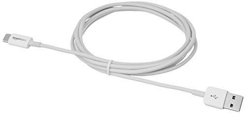 AmazonBasics USB Type C to USB A 2.0 Male Cable – 6 feet (1.8 Meters) – Weiß - 4
