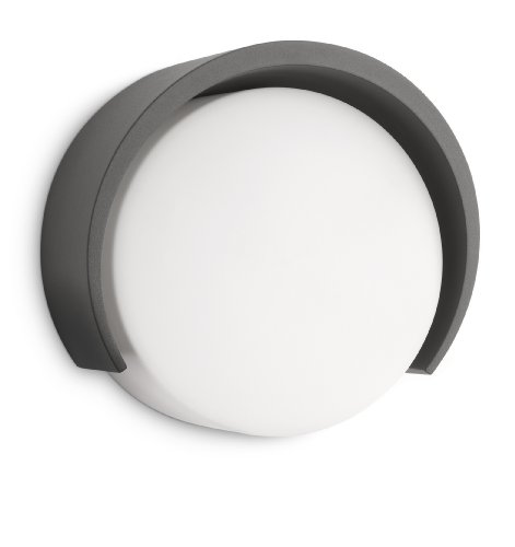 Philips myGarden Wandaussenleuchte Parasola, 20W energiesparend, anthrazit, 172529316