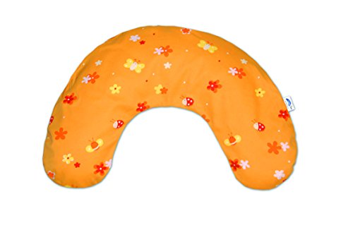 Theraline Schlaf- und Nackenkissen mittel inkl. Bezug 86 Blumenwiese orange