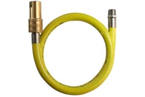 TEZLA CATERHOSE Commercial Catering Yellow Gas Hose Flex 3/4 1.5 METRE 1500MM Long