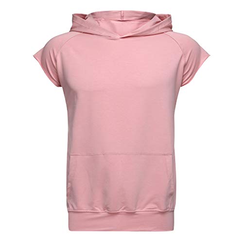 Zarupeng ★★★★ Hombres Capucha sin Mangas Sudadera Chaleco Sport Tops Blusa Chaqueta
