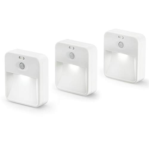 Preisvergleich Produktbild Maximex Koppelbare LED Leuchte / mit Bewegungssensor / 3er Set / Bewegungsmelder / Stufenlicht