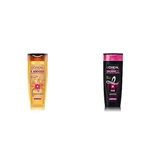 LOreal Paris 6 Oil Nourish Shampoo, 175ml (With 10% Extra) & LOreal Paris Fall Resist 3X Anti-Hairfall Shampoo, 360ml (With 10% Extra)