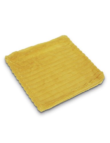 Albani Relaxing Moments Berlin, Kissenbezug aus Fellimitat, 50×50 cm, Gelb, 261583 - 2