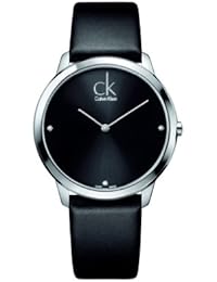 CK - Orologio da polso, analogico al quarzo, pelle