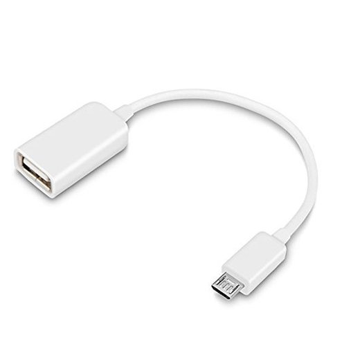 lucklystar Micro USB zu USB OTG Host Adapter – Micro-USB-Stecker auf USB A Buchse OTG Host Kabel 0.15m Adapter - 6