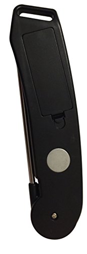 Thermaspike Lebensmittel- und Fleisch-Thermometer/ Temperatur-Meßgerät, inklusive Batterie, besonders schnelle Messungen Black with Magnet - 4