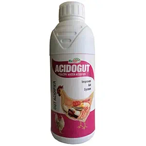 REFIT ANIMAL CARE Water & Gut Acidifier for Poultry, 1 LTR, Acido Gut