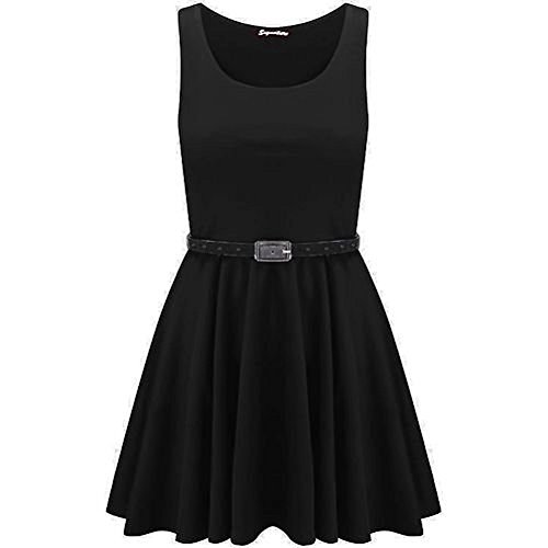 Ladies Belted Pleated Plus Size Franki Skater Dress Desertcart INDIA