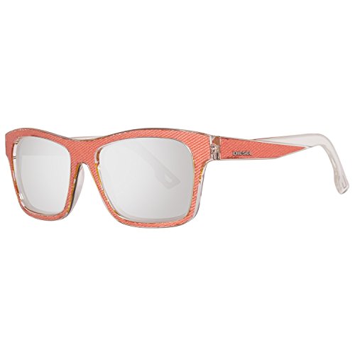 Preisvergleich Produktbild Diesel 0071 Crystal / Pink Jeans / Smoke Mirror Kunststoffgestell Sonnenbrillen