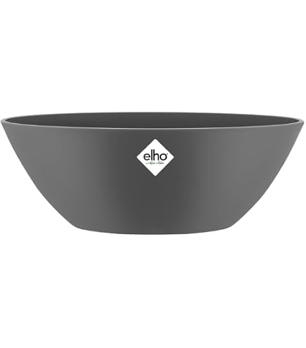 Lamela ML749 Blumentopf – Creme, 30x30x57 Cm, Aus Kunststoff Für Innen & Außen